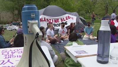 Campus protests resume with continued calls for IU's president to resign