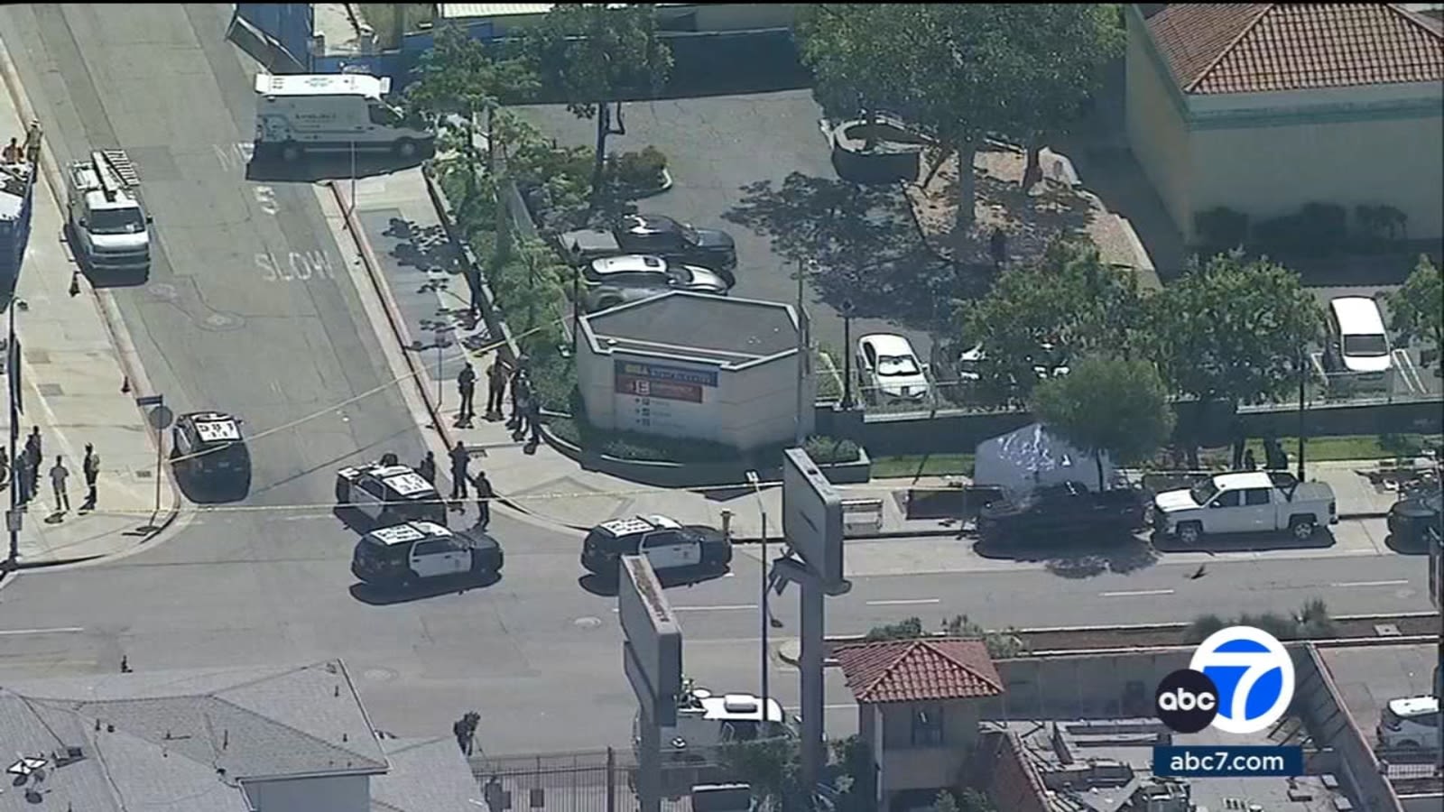 1 person found dead after report of shooting, stabbing near Metro station in East Hollywood
