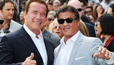 Arnold Schwarzenegger leads birthday tributes to Sly Stallone