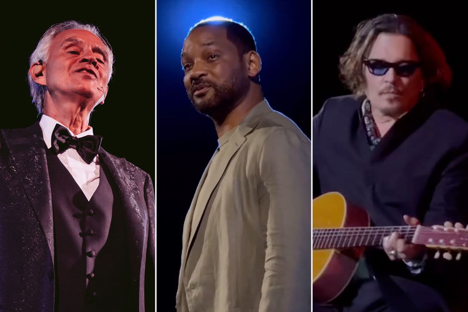 Will Smith, Johnny Depp, More Perform at Andrea Bocelli 30th Anniversary Celebration