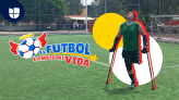 El futbol, una "llama de vida" para personas con alguna amputación