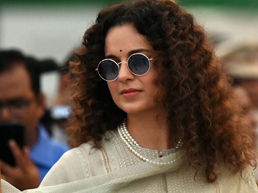 Kangana Ranaut trolled for promoting upcoming film ’Emergency’ outside Parliament: ’Mockery of democracy’