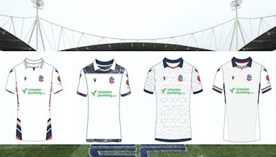 Bolton Wanderers fans offered four kits designs to choose from for 2025/26