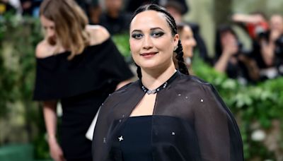 Lily Gladstone Embodies Easy Elegance in a transparent Black Cape Dress at the 2024 Met Gala