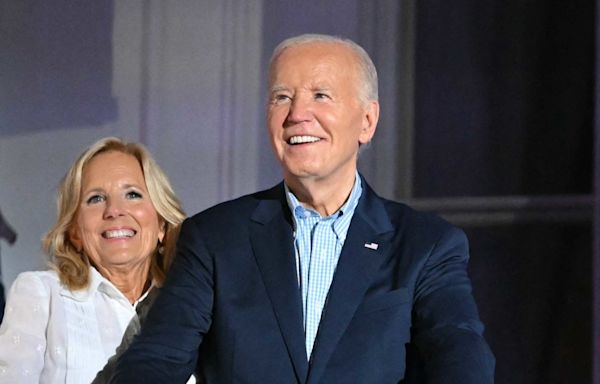 First lady Jill Biden shows support for Joe Biden after he drops out of presidential race