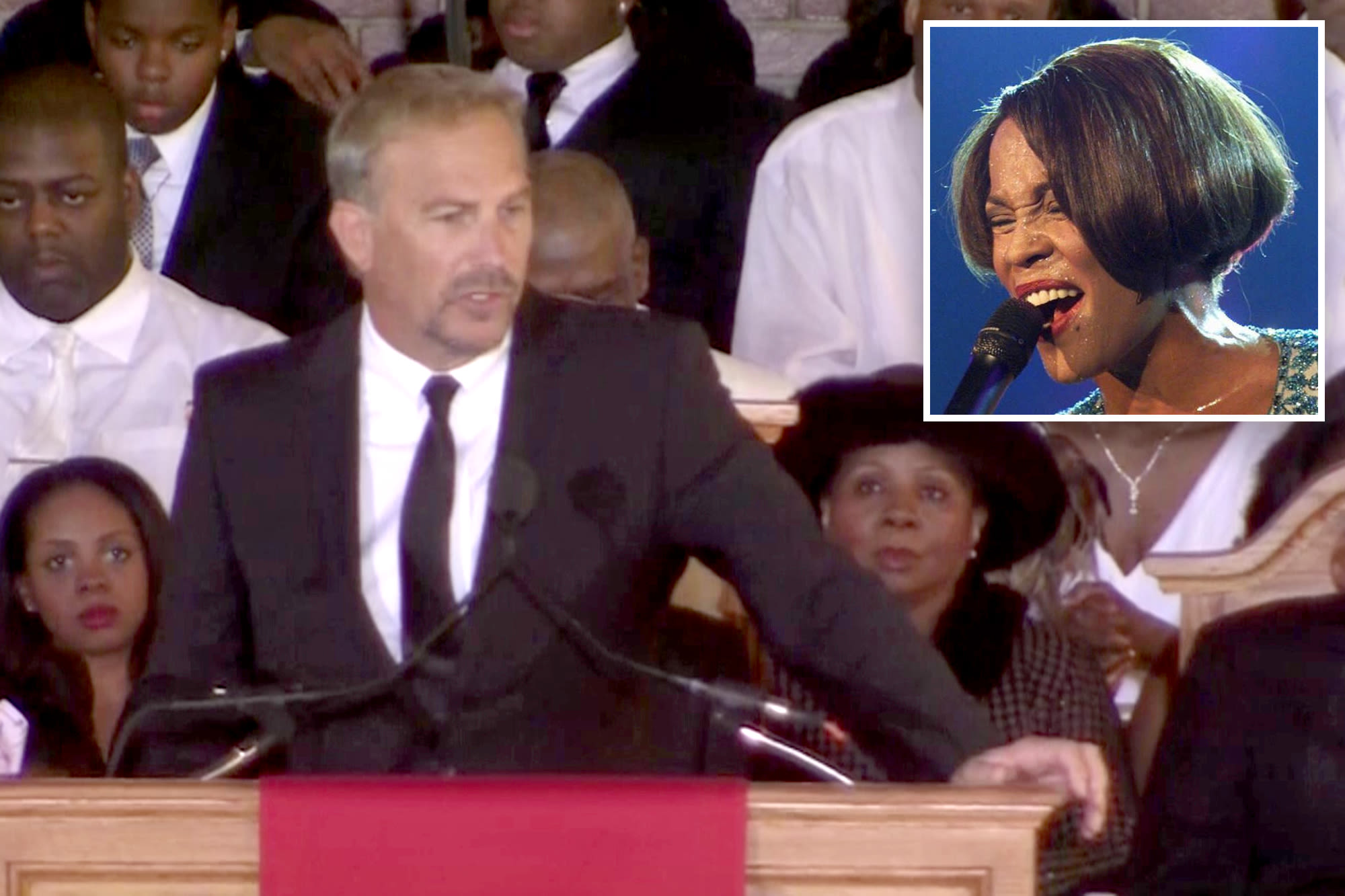 Kevin Costner refused to shorten his 17-minute eulogy at Whitney Houston’s funeral: ‘They can get over that’