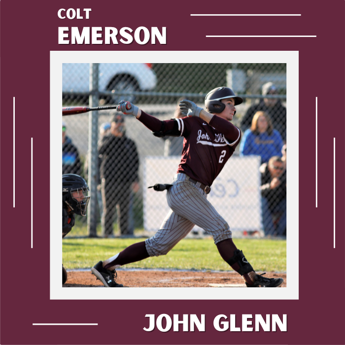 Movin' on up: John Glenn grad Colt Emerson has been promoted. See where he's going.