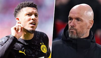 Erik ten Hag volvió a hablar de Jadon Sancho tras su actuación en la Champions League: "Demostró por qué el Manchester United lo compró"