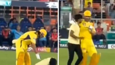 ...Lunga': Pitch Invader Reveals How His 21 Seconds With MS Dhoni Might've Saved His Life - News18