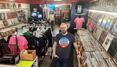 Exclusive: Doug Emhoff makes a pre-debate pitstop at my boyfriend's Philadelphia record store