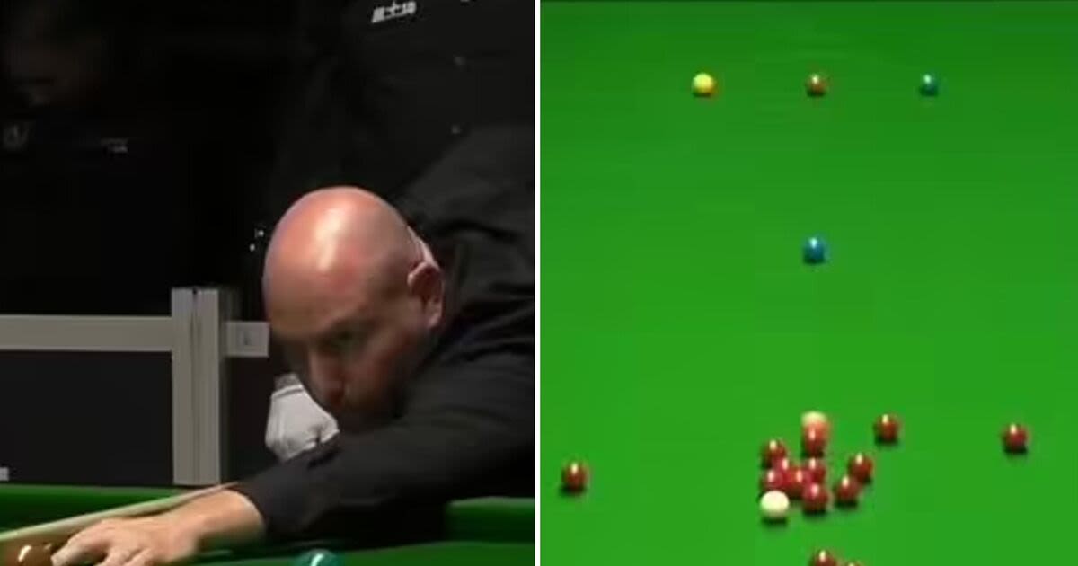 Snooker star had no answers as rival won frame after just one shot