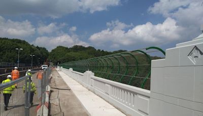 Greater Manchester bridge looks completely different as major work continues