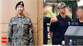 BTS' RM spotted rehearsing with Army Band at Hwacheon Tomato Festival; Fans speculate promotion to Corporal | K-pop Movie News - Times of India