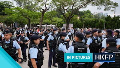 In Pictures: Tiananmen crackdown commemorations foiled by large Hong Kong police deployment