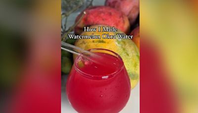 Watch: This Viral Watermelon Okra Water Has The Internet Buzzing, Here's Why