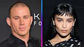 Channing Tatum and Zoë Kravitz Have Rare PDA Moment at Paris Fashion Week