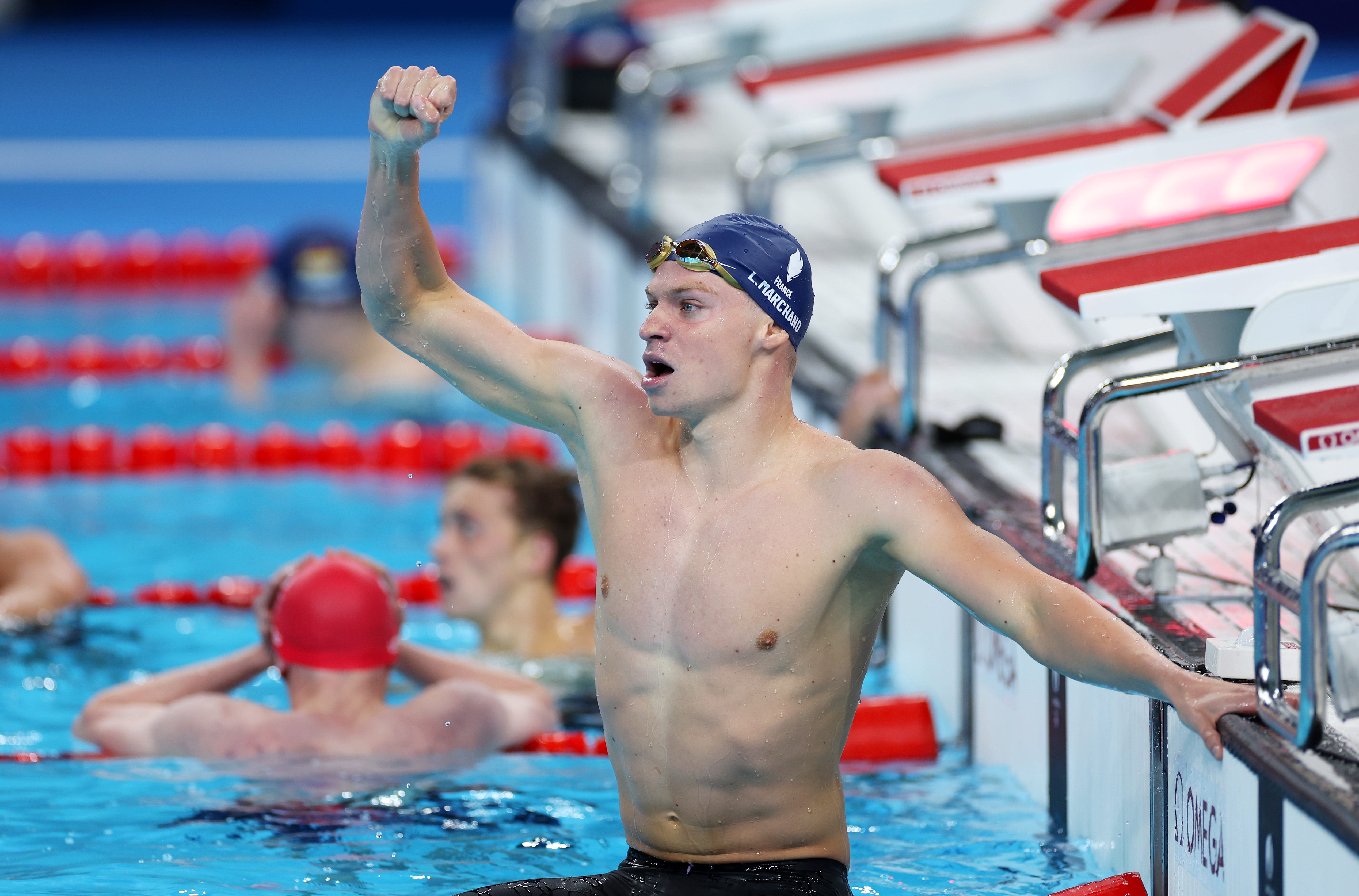 ASU's Léon Marchand wins gold in 400IM, sets Olympic record in Paris: Social media reactions