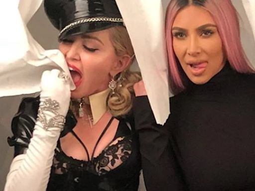 Este es el insólito trabajo que Kim Kardashian realizaba para Madonna durante su infancia