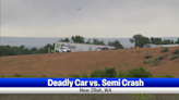 One dead after car vs. semi crash near Zillah