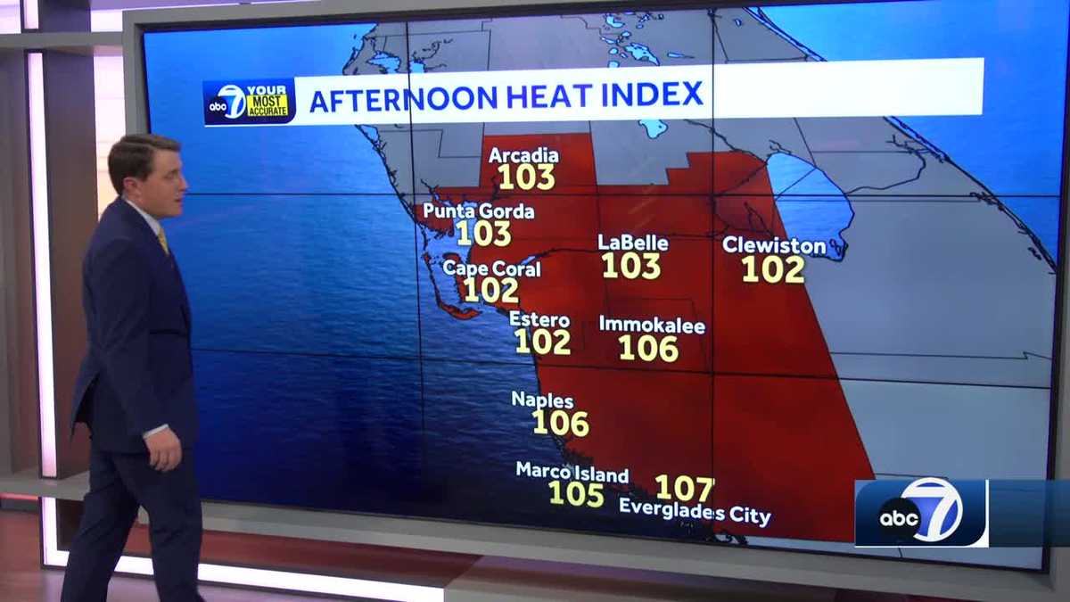 Heat Advisory for parts of SWFL Tuesday