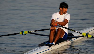Balraj Panwar finishes 5th in rowing single sculls quarters, out of medal race at Paris Olympics