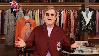 Elton chic! Rocketman singer is auctioning his wardrobe on eBay