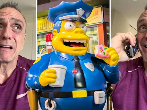 Hank Azaria takes on Trump's 'eating dogs' quote as 'The Simpsons' police Chief Wiggum