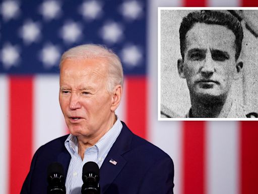 Biden suggests his uncle was eaten by cannibals after being shot down during WWII