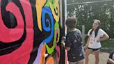 Bright, bold, colorful: Youth volunteers beautify Staunton's recycling center ahead of Thursday's ribbon-cutting