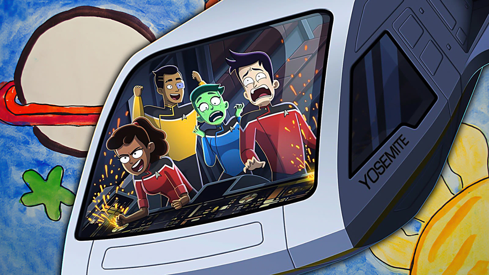 Why Star Trek: Lower Decks Wants Its Animated Sets To Look Just A Little Bit Cheap (Sometimes) [Exclusive] - SlashFilm