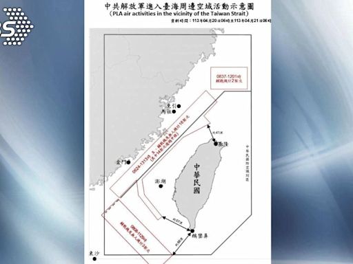 14架共機南北進擊！ 逼進基隆、高雄僅41海浬