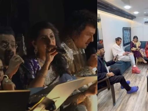 Shreya Ghoshal shares video of Sonu Nigam, Shankar Mahadevan, and more practicing before performance at Anant Ambani’s Shubh Aashirwad