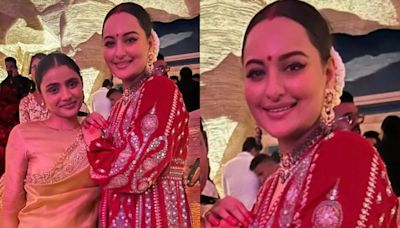 Sonakshi Sinha Reception Look: Sonakshi Sinha changed into this gorgeous bridal Anarkali during her wedding reception