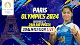 Manu Bhaker 25M Pistol Event Live: Paris Olympics 2024 Double Medallist In Action Alongside Esha Singh