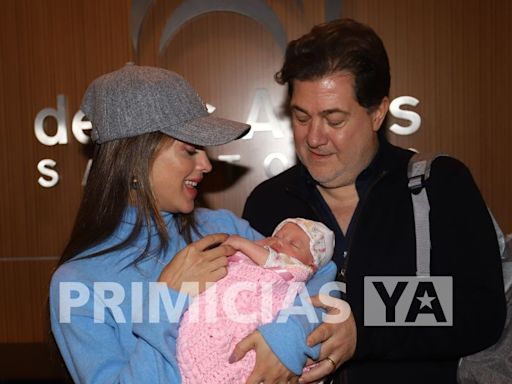 Agustina Casanova recibió el alta médica y presentó a su hija Bianca: las tiernas fotos