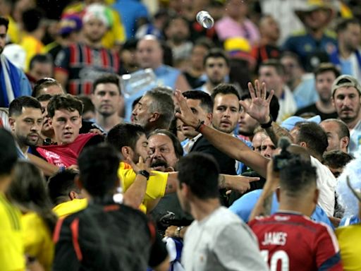 Una pelea en las gradas empaña el final del Colombia-Uruguay en la Copa América