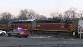 1 hurt in crash involving train, vehicle in Fayette County