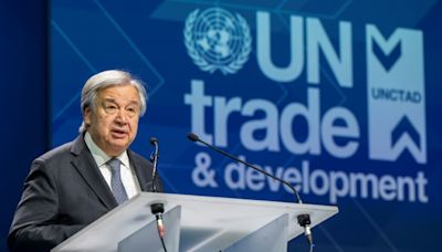 UN Chief Says Global Tensions Threaten International Trade