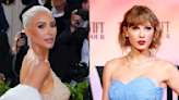 Fans Think They Found the "Bronze Spray-Tanned Statue" Taylor Swift Mentions on Her Kim Kardashian Track