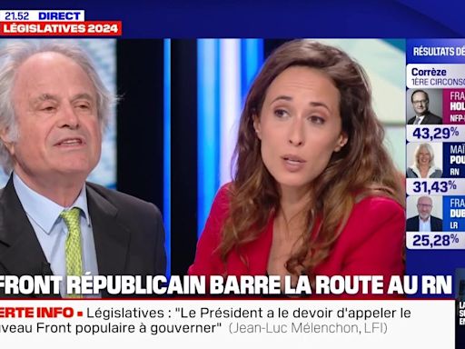 "Il y a encore la liberté d'expression dans ce pays" : Franz-Olivier Giesbert s'emporte face à la députée LFI Clémence Guetté en direct sur BFMTV