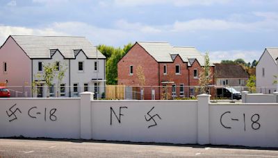 Police investigating reports of racist graffiti at sites across Antrim