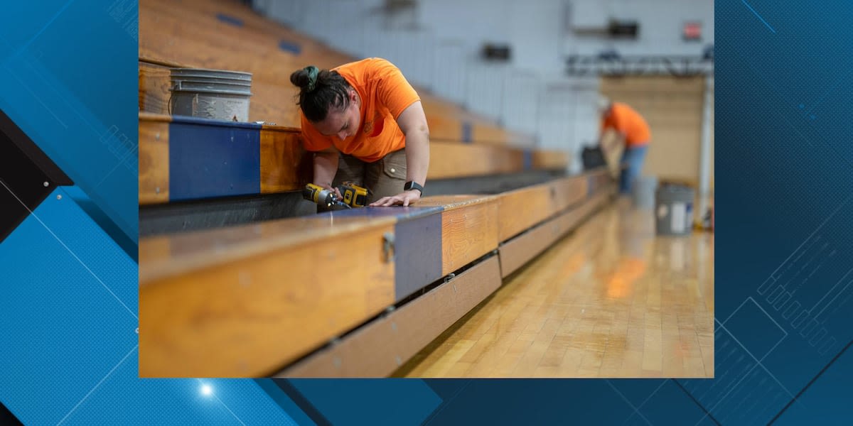 Bleachers come down in Zorn