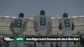 Rodgers' second season as a Jet to start vs. 49ers in Week 1 | 'Up to the Minute'