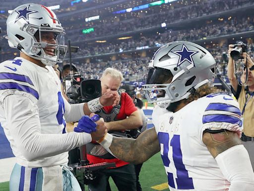 Ezekiel Elliott returns to Cowboys to complete 'unfinished business;' Dak Prescott 'super excited' he's back