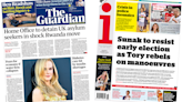 Newspaper headlines: Asylum detentions to begin and 'Tory MPs plotting'