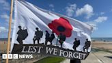 Crowds gather on beach for D-Day reconstruction