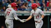 Trout HR 7th game in a row; Guardians beat Angels, pad lead