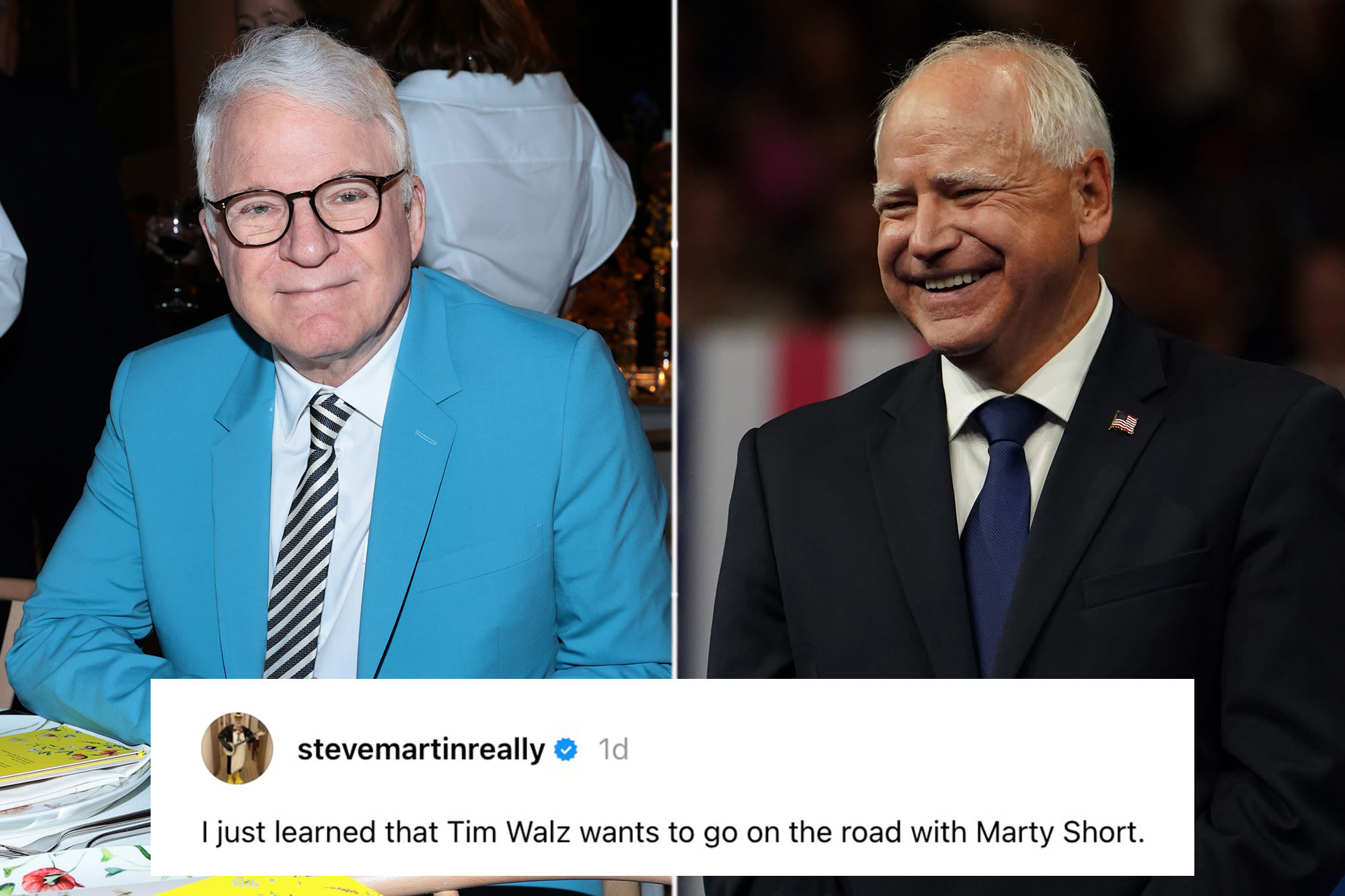 Steve Martin turns down offer from Lorne Michaels to play Kamala Harris’ VP pick Tim Walz on ‘SNL’: ‘I’d be struggling’