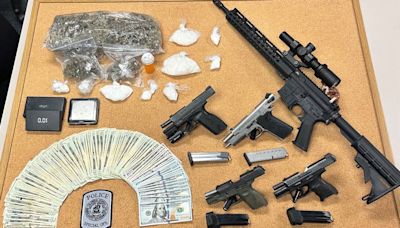 Guns and drugs seized in joint operation involving Columbus Police, ATF and DEA