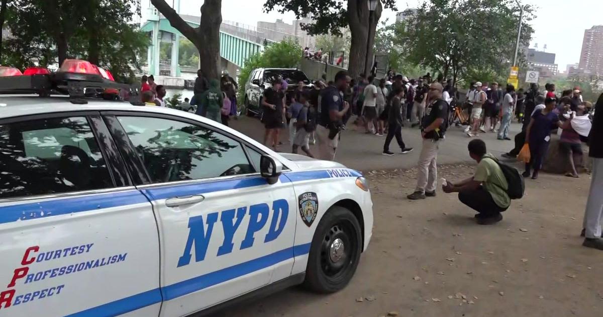 NYC police sweep migrant shelter for "dangerous contraband" days after deadly shooting